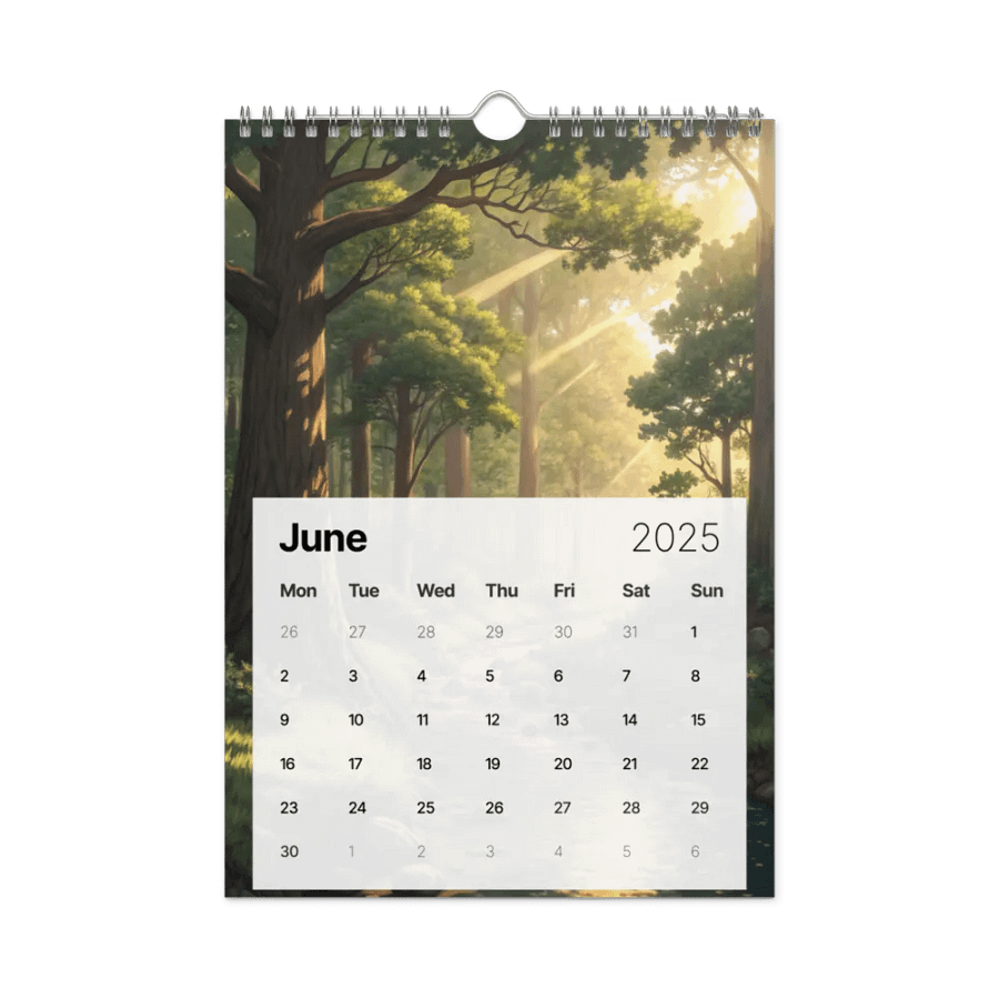 MAGICAL ANIME SEASONS WALL CALENDAR 2025 product image (8)