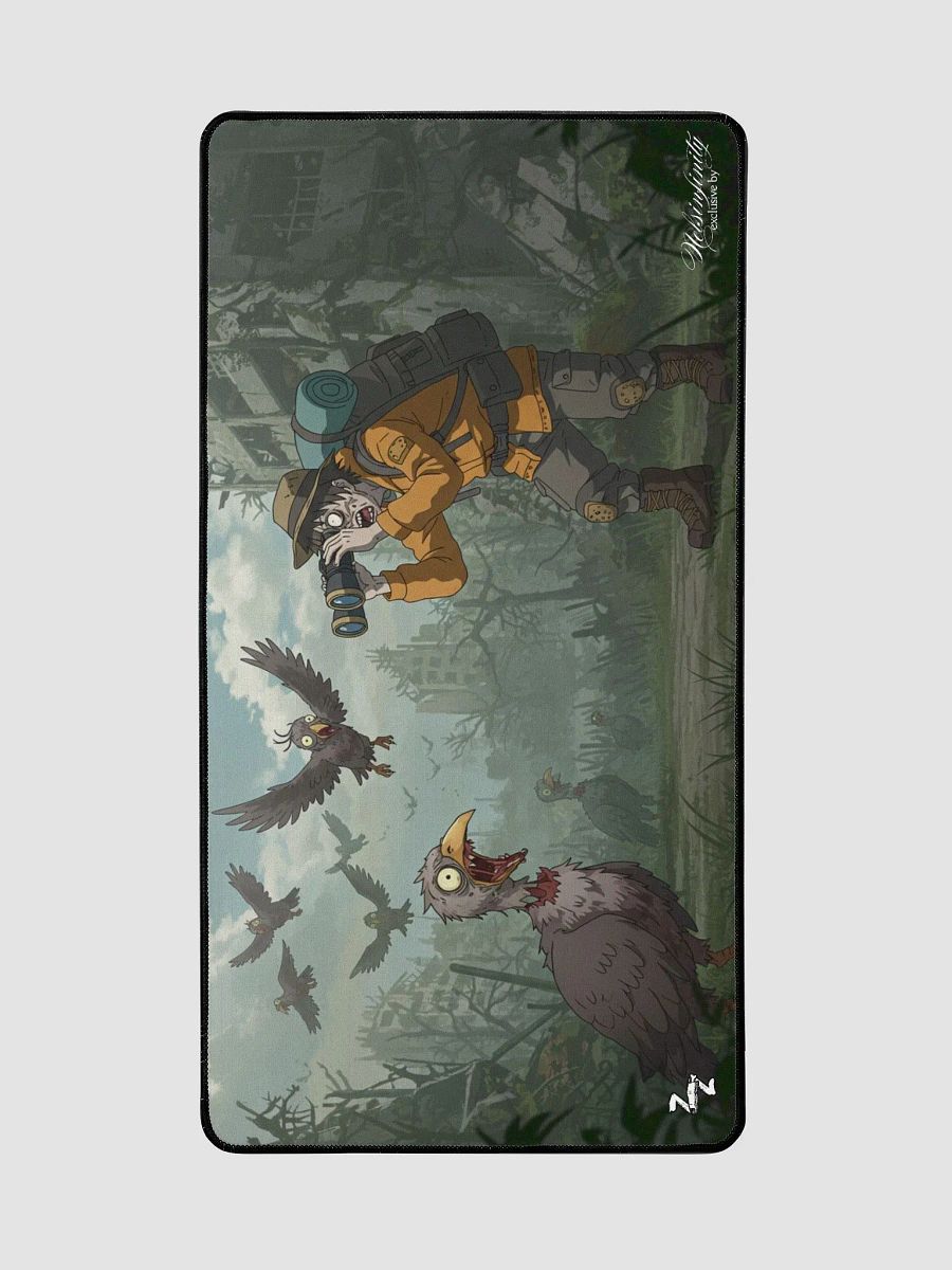 Exclusive Zombie Bird Watching Like A Zombie 03 Desk Mat product image (2)