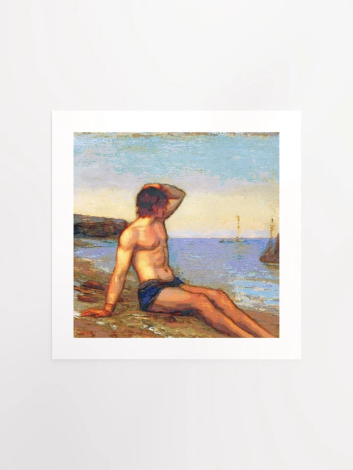 Waiting For His Ship To Come In - Print product image (1)