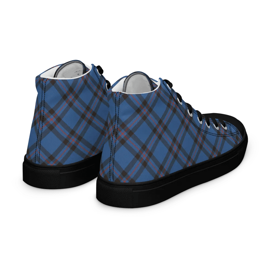Elliot Tartan Men's High Top Shoes product image (10)