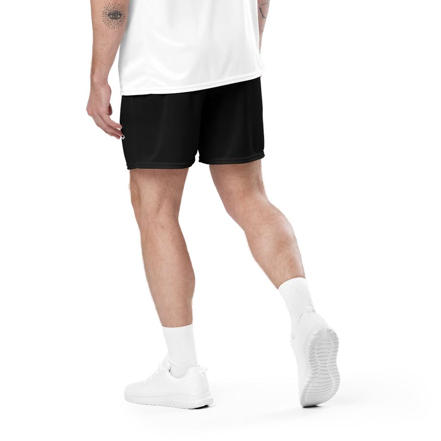 ECLIPSE - BLACK Unisex Recycled Mesh Shorts product image (12)