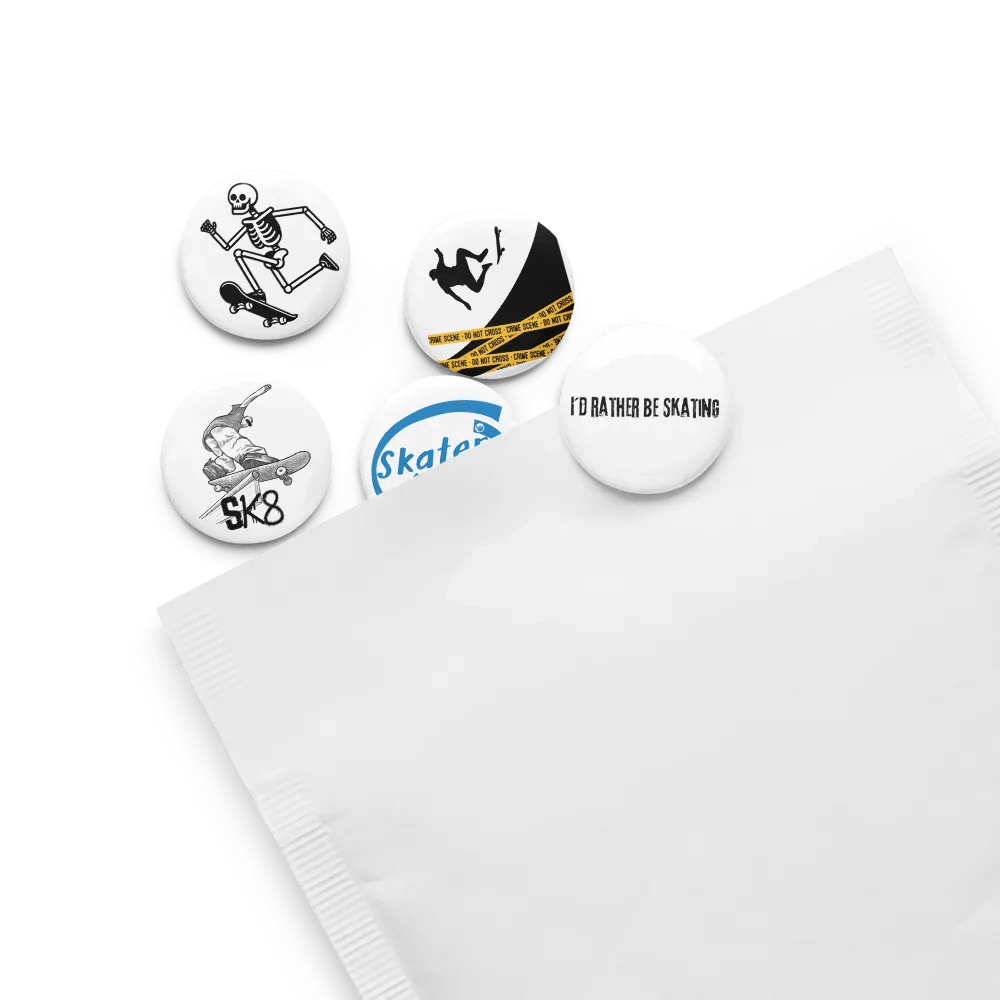 Skater Pin Button Set product image (13)