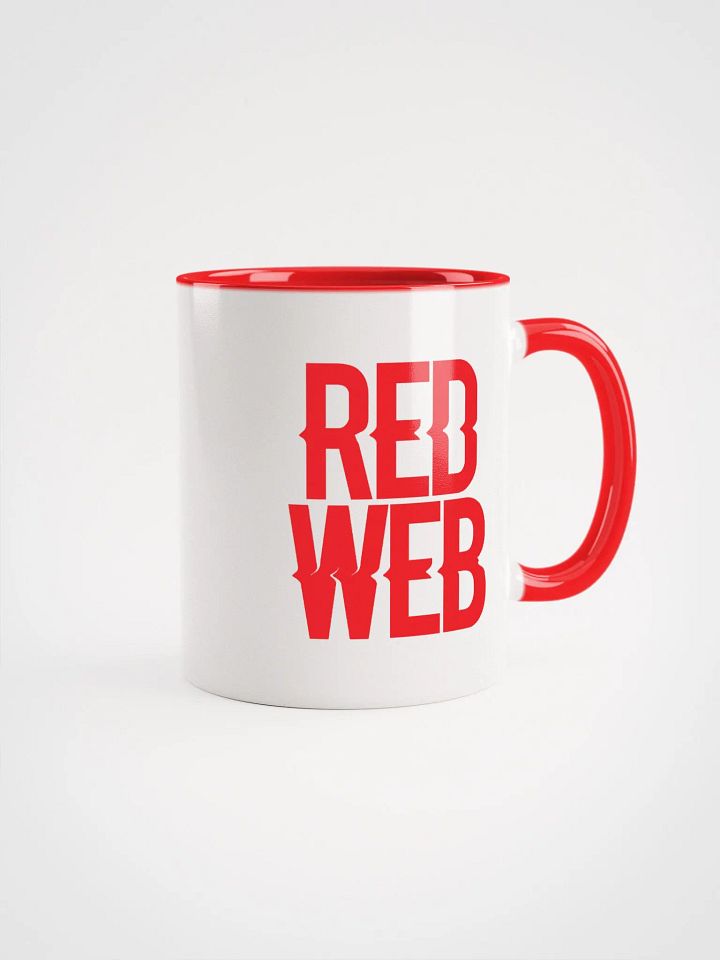 Red Web Mug product image (1)