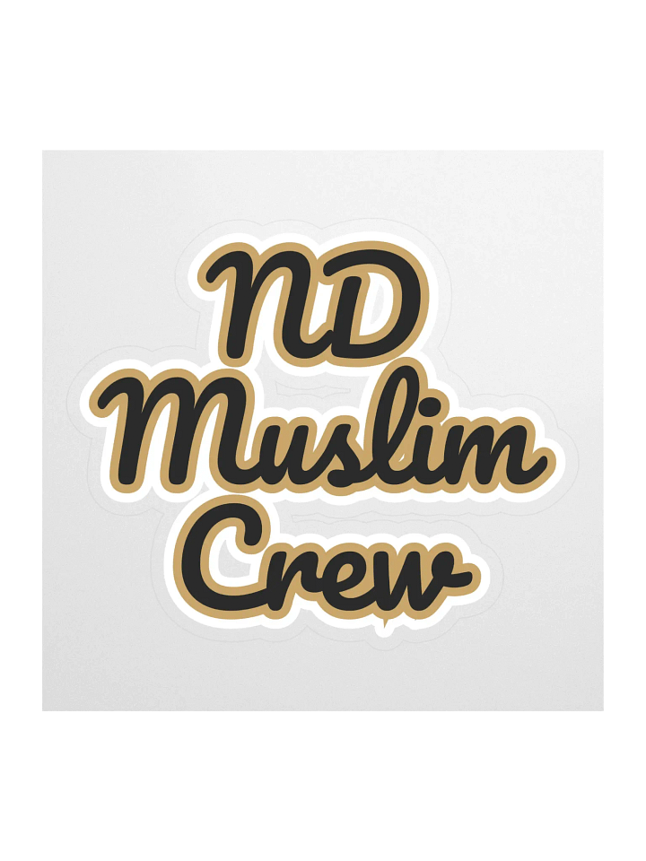 ND Muslim Crew Sticker product image (1)