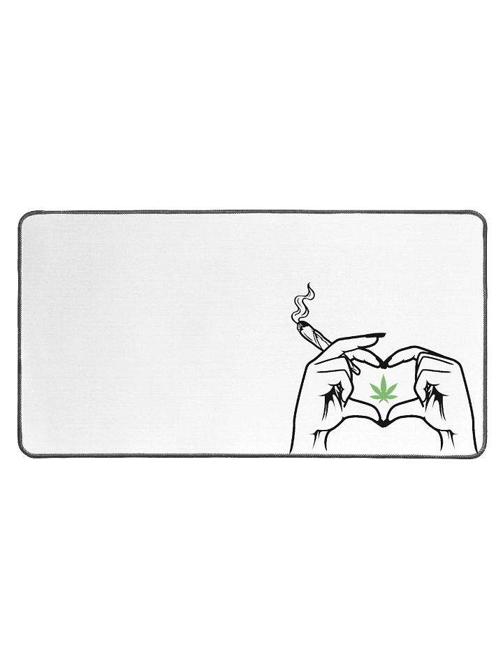 Love 🌿 Desk Mat (White) product image (1)