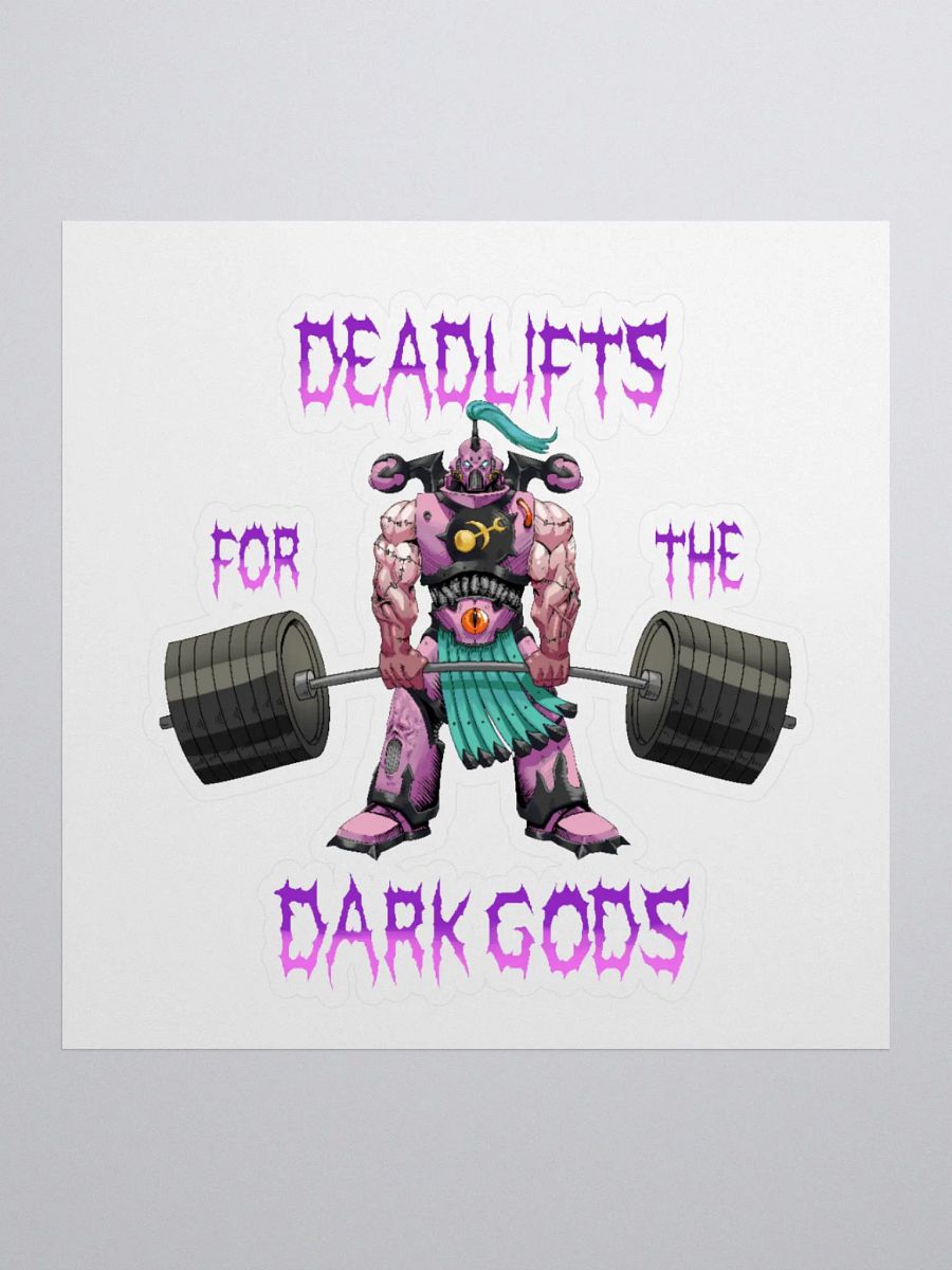 Deadlifts For The Dark Gods - Noise Marine Sticker product image (1)