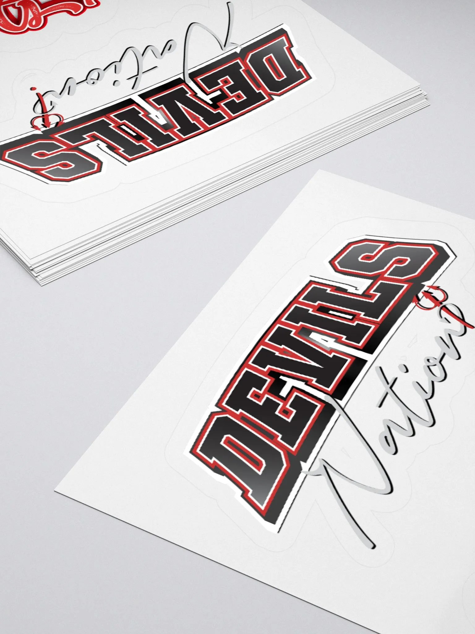 Devils Nation Varsity - Die Cut Sticker product image (4)