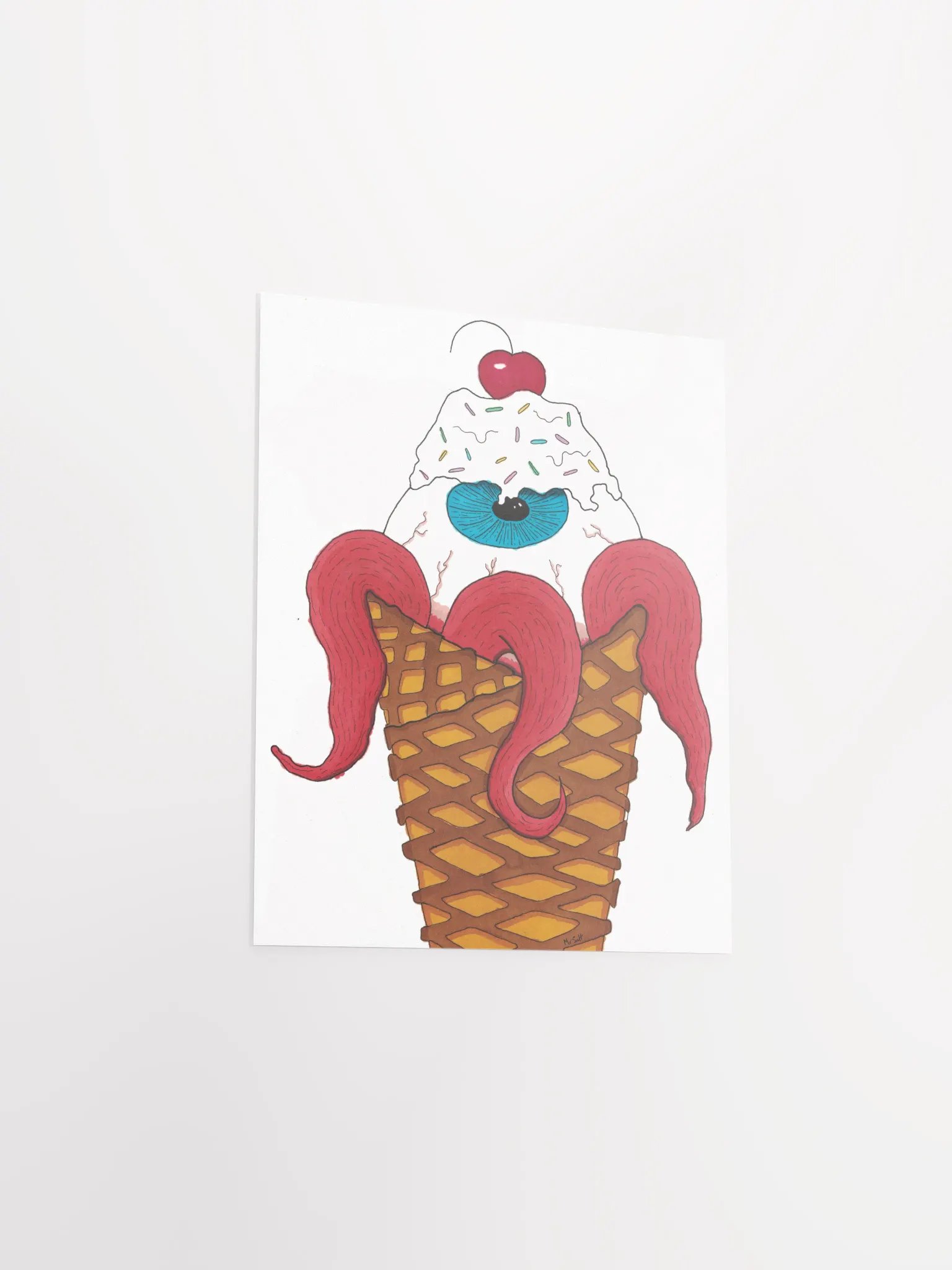 Art Print - Eyeball Ice Cream product image (6)