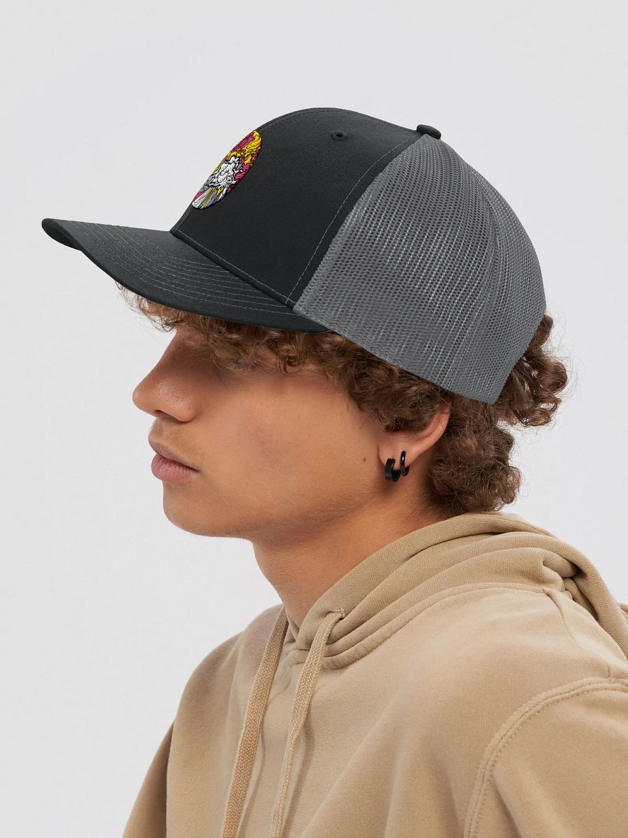 Vibrant Swirls Snapback Hat - Wave at Sunset product image (55)
