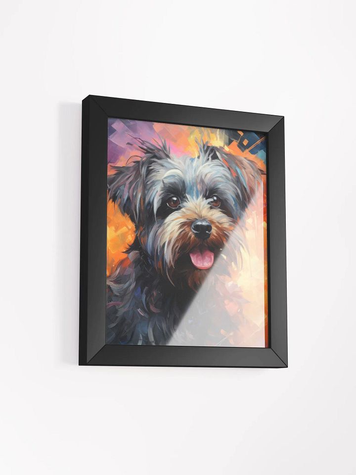 Affenpinscher Neon Oil Painting Style Wall Art product image (2)