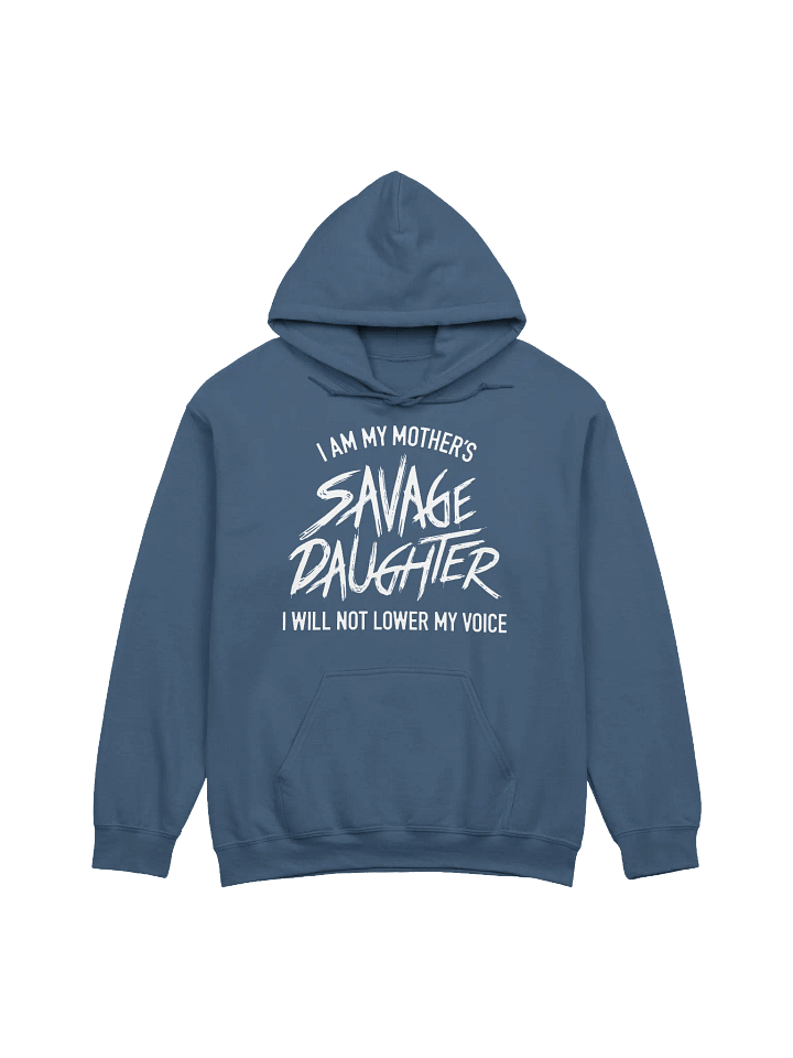 Savage Daughter Hoodie (white print) product image (2)