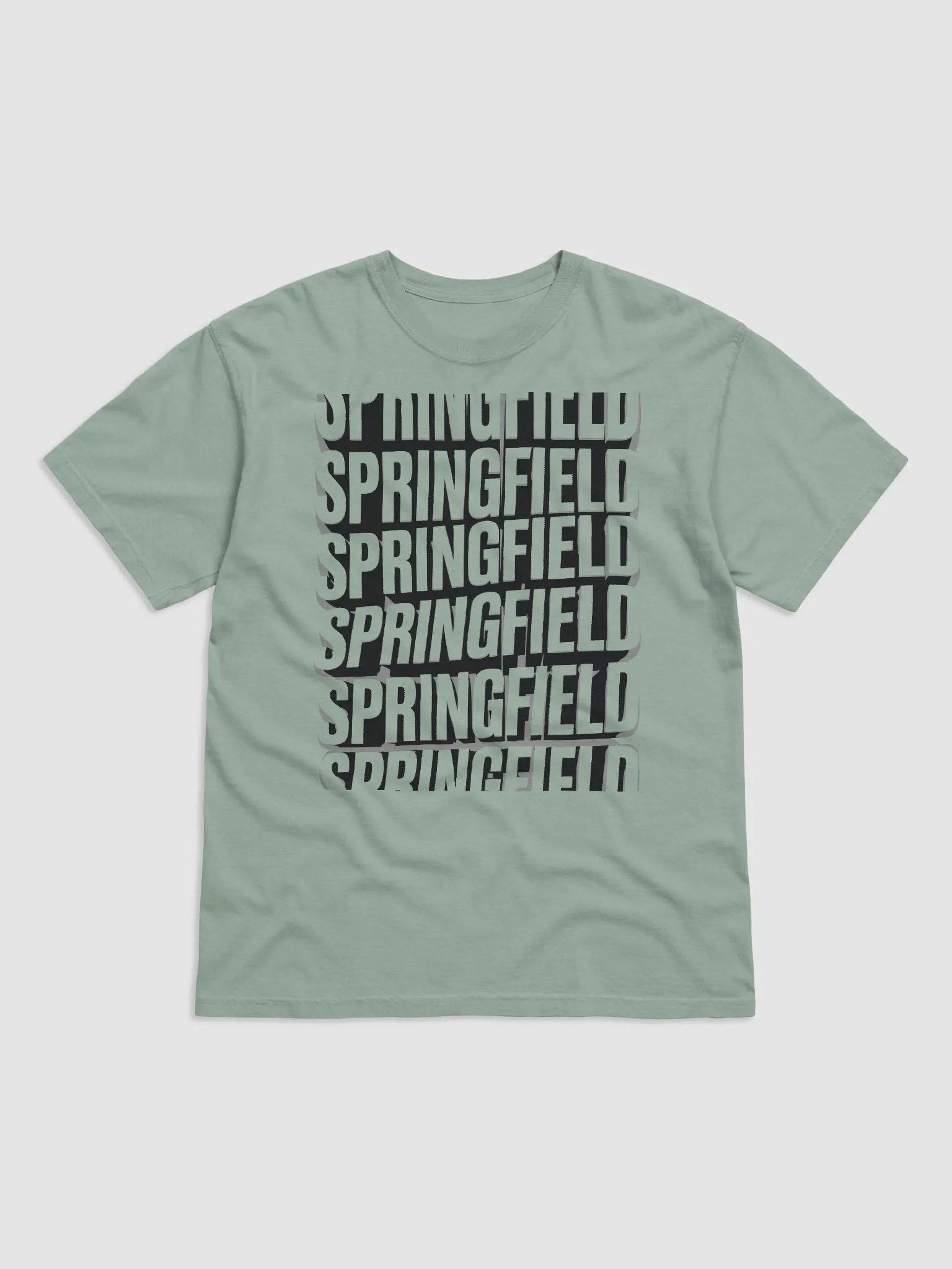 Springfield Ohio Stylized Repeat T-Shirt [00028] product image (1)