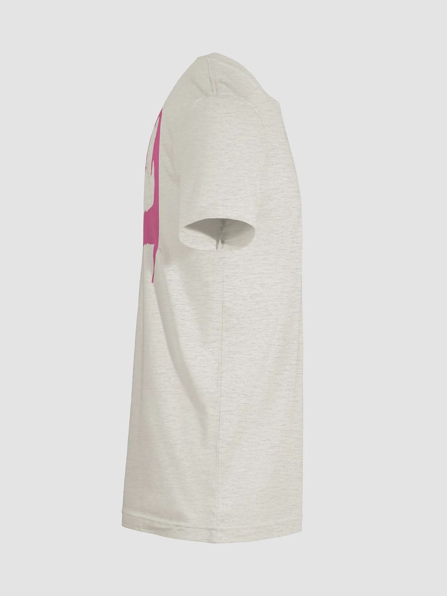 Women's | BOURNE to Cape Cod™ | Supersoft T-Shirt by Bella+Canvas | Brilliant Rose Pink Logo on Light Neutrals product image (105)