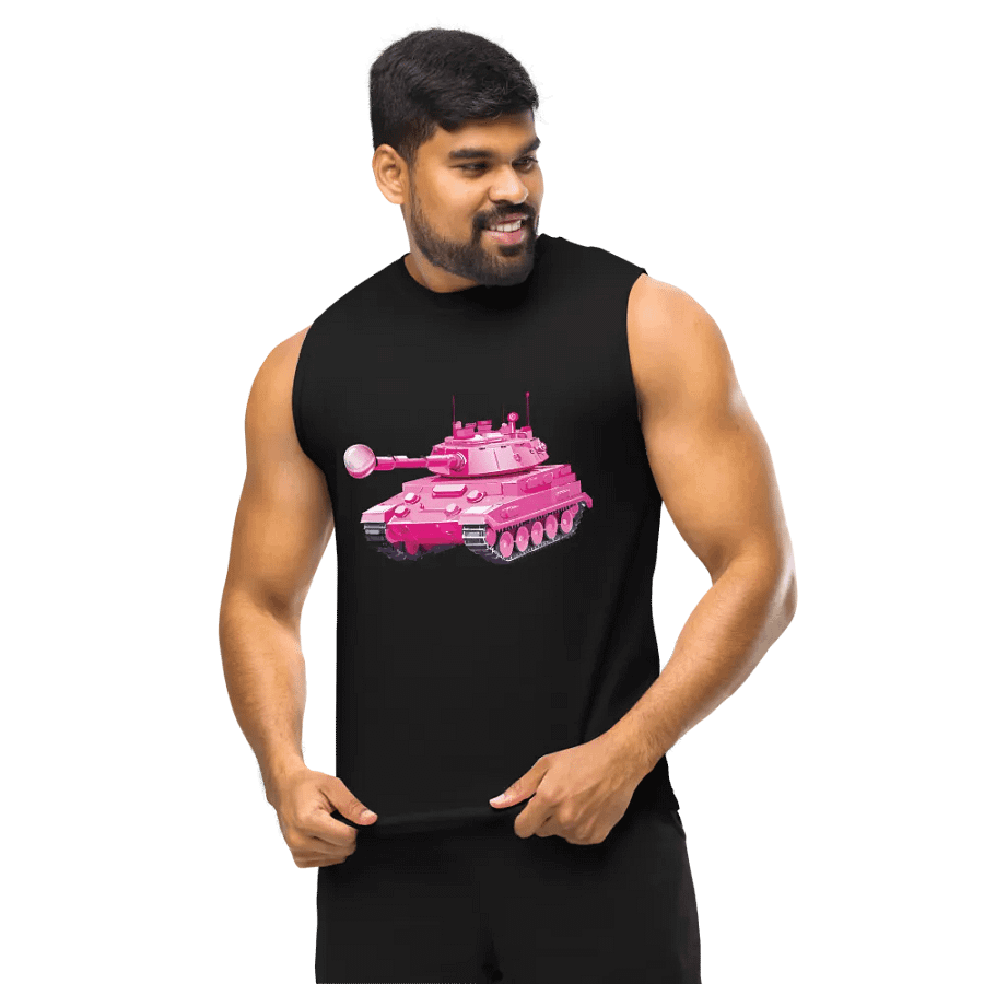 Hot Pink Muscle Tank product image (11)