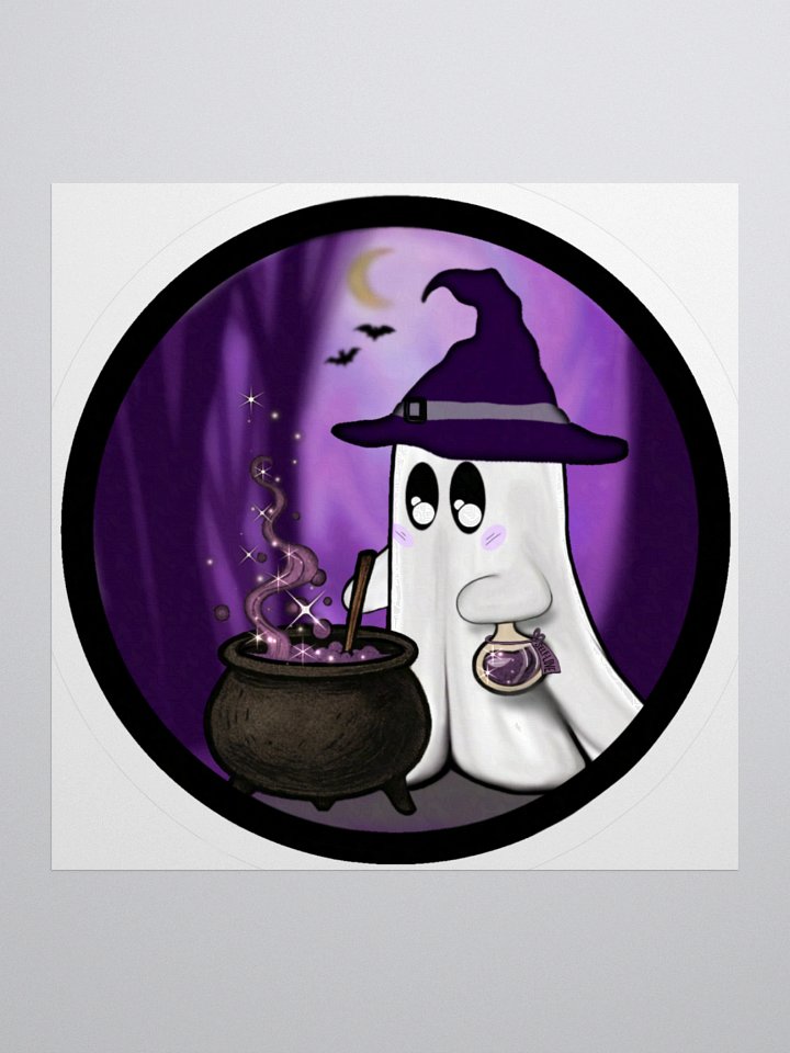 Boundary Brewer Ghost Sticker-Kiss Cut Vinyl product image (1)