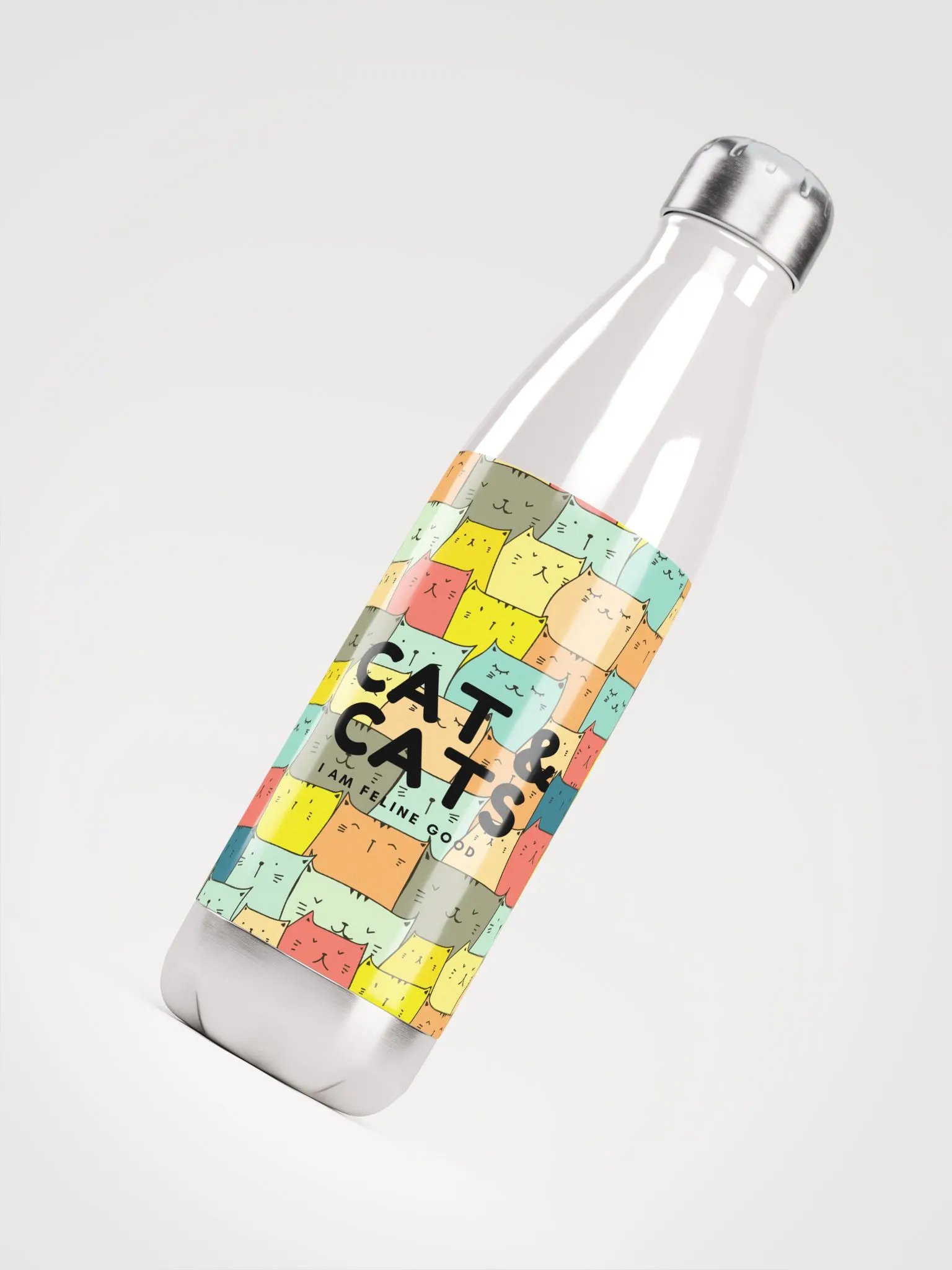 Cat & Cats Water Bottle product image (4)