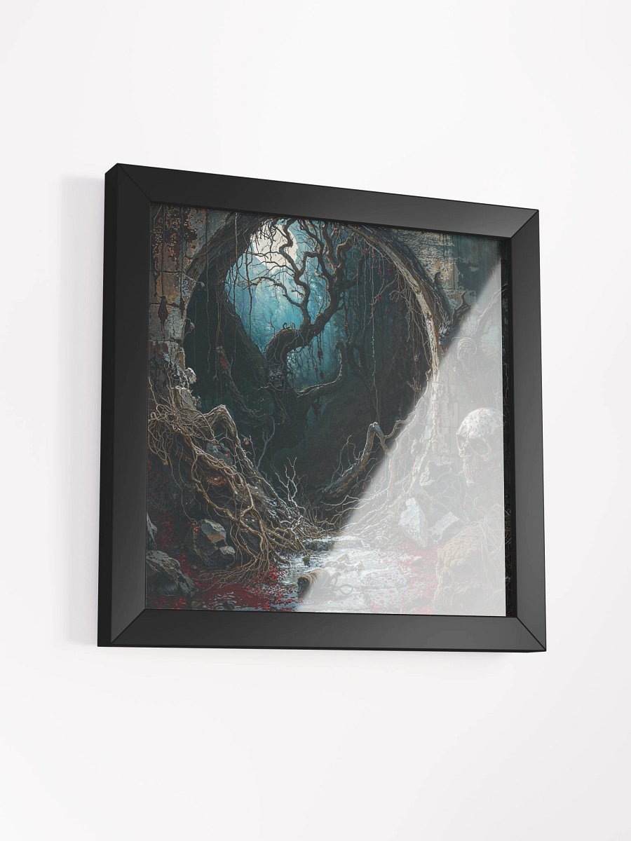 The Crimson Threshold Framed Print product image (12)