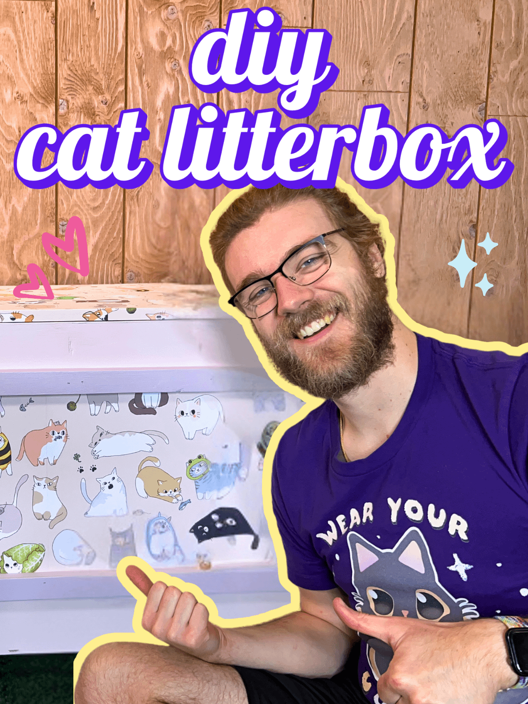 DIY Cat Litterbox Cabinet Plans product image (1)