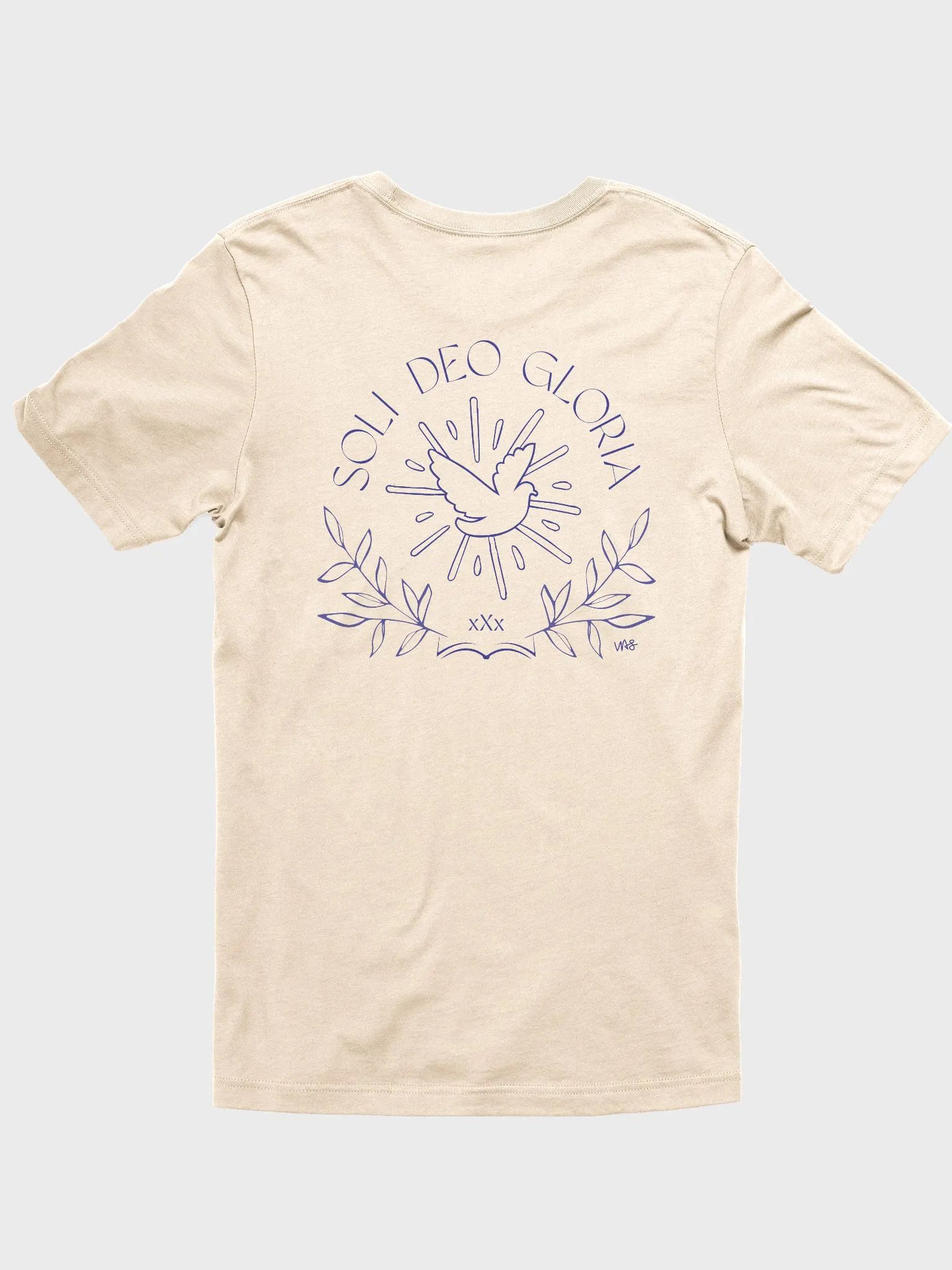 Soli Deo Gloria [Indigo] (Bella+Canvas Supersoft T-Shirt) product image (38)