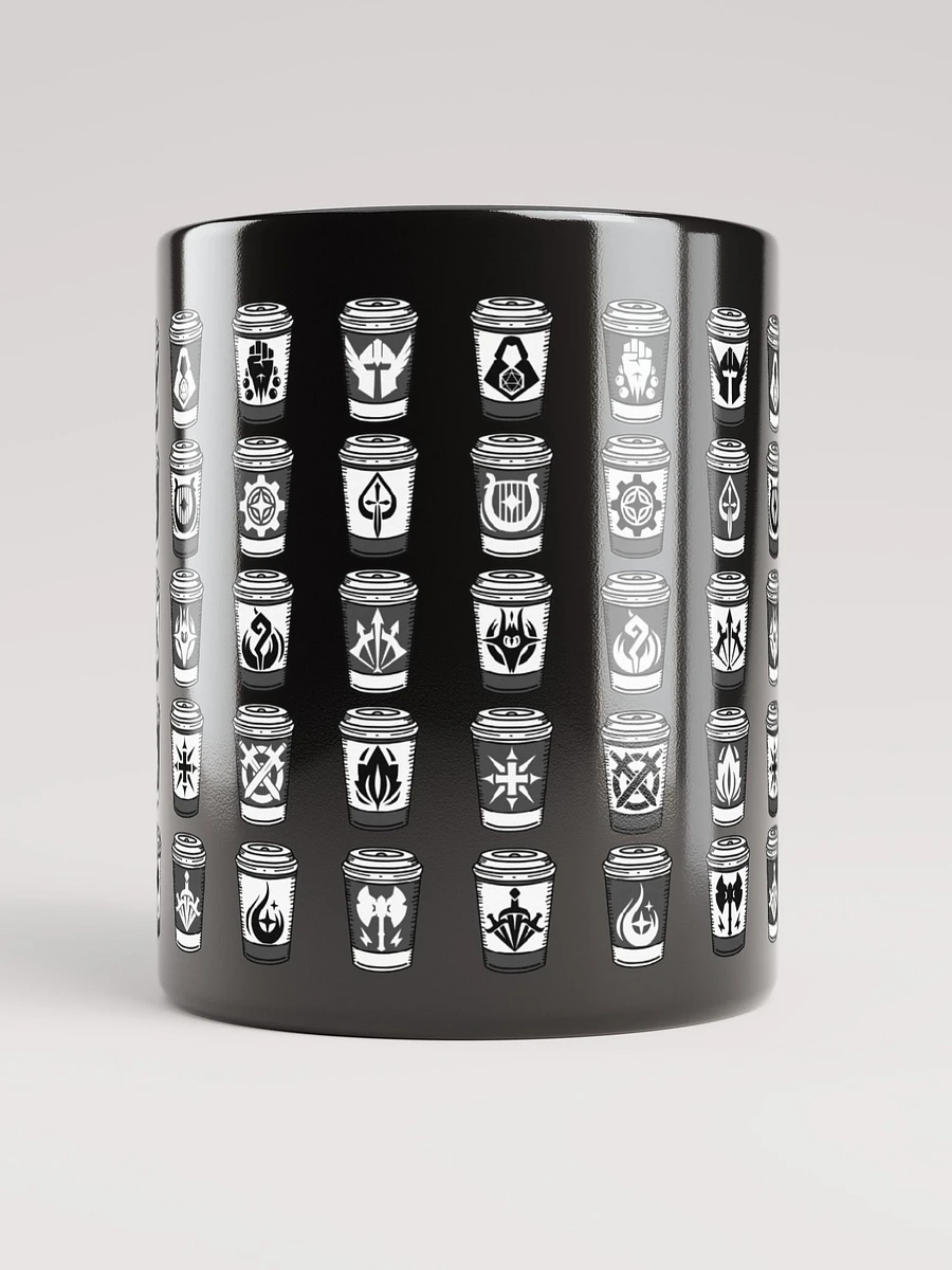 D&D Coffee Cup Classes Black Glossy Mug product image (5)