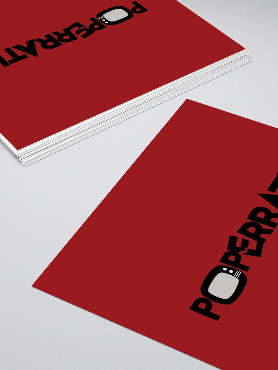 Poperratic - Logo Sticker product image (14)