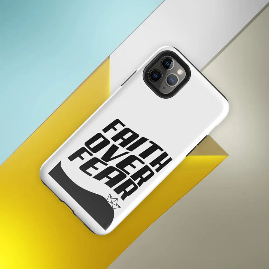 'FAITH OVER FEAR' Phone cover product image (40)