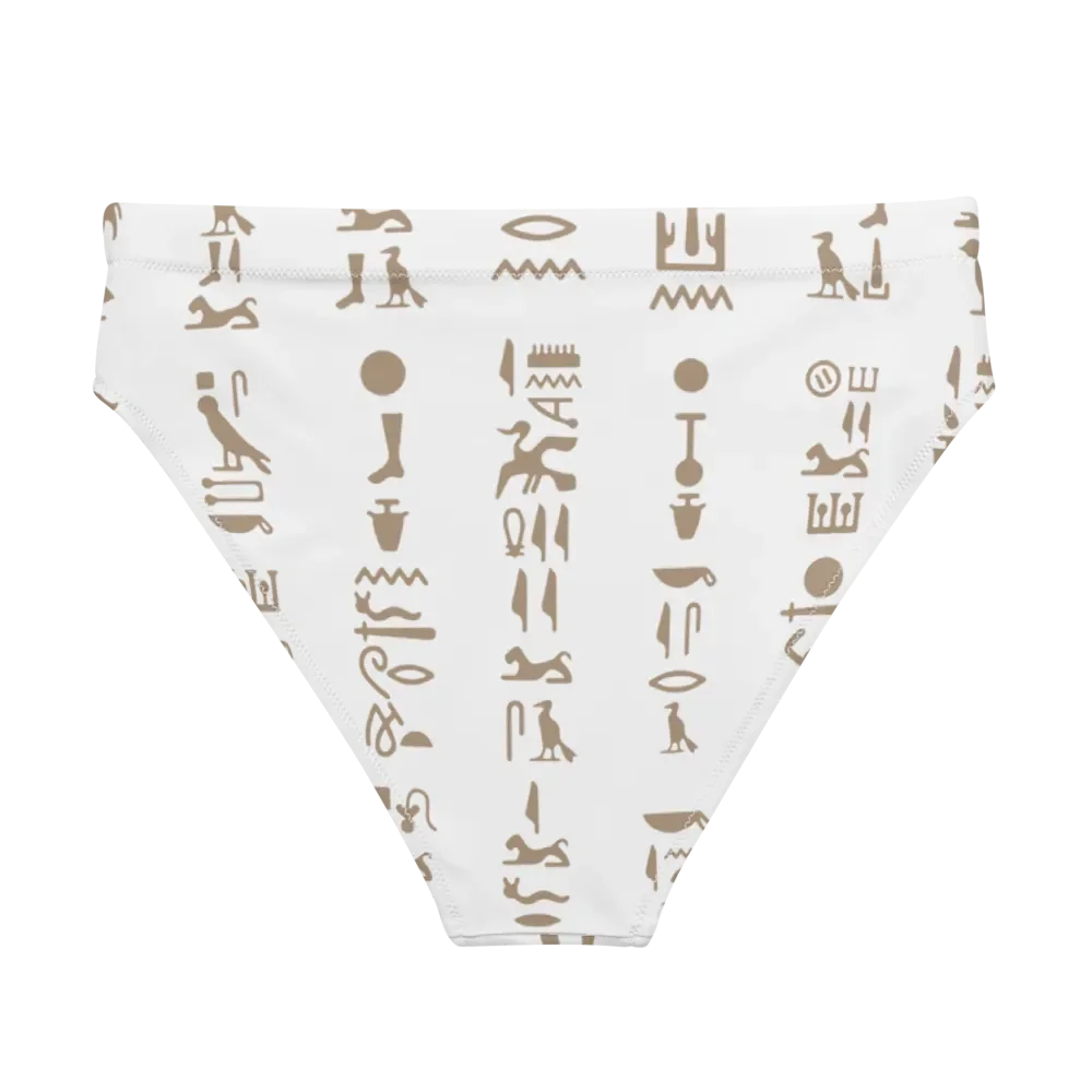 Isis Hieroglyphics White Bikini Bottoms product image (2)