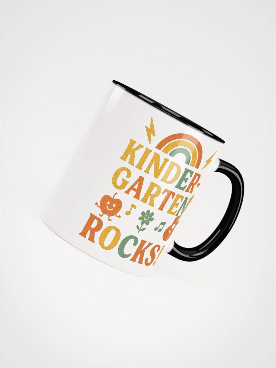 Kindergarten Rocks! Mug – Retro Coffee Cup for Teachers product image (47)