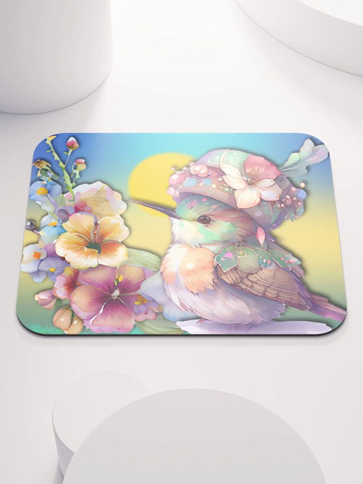 Fancy Bird Sitting in the Sun Mousepad product image (1)