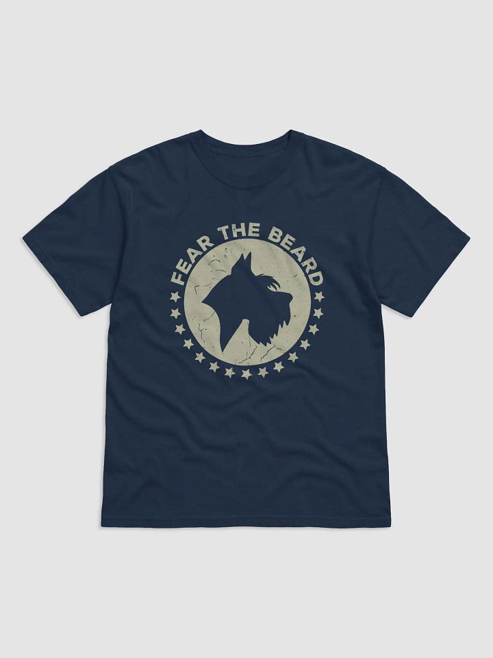 Fear the Beard Tee (Cream) | Retro-Style T-Shirt for Schnauzer Dog Owners product image (19)