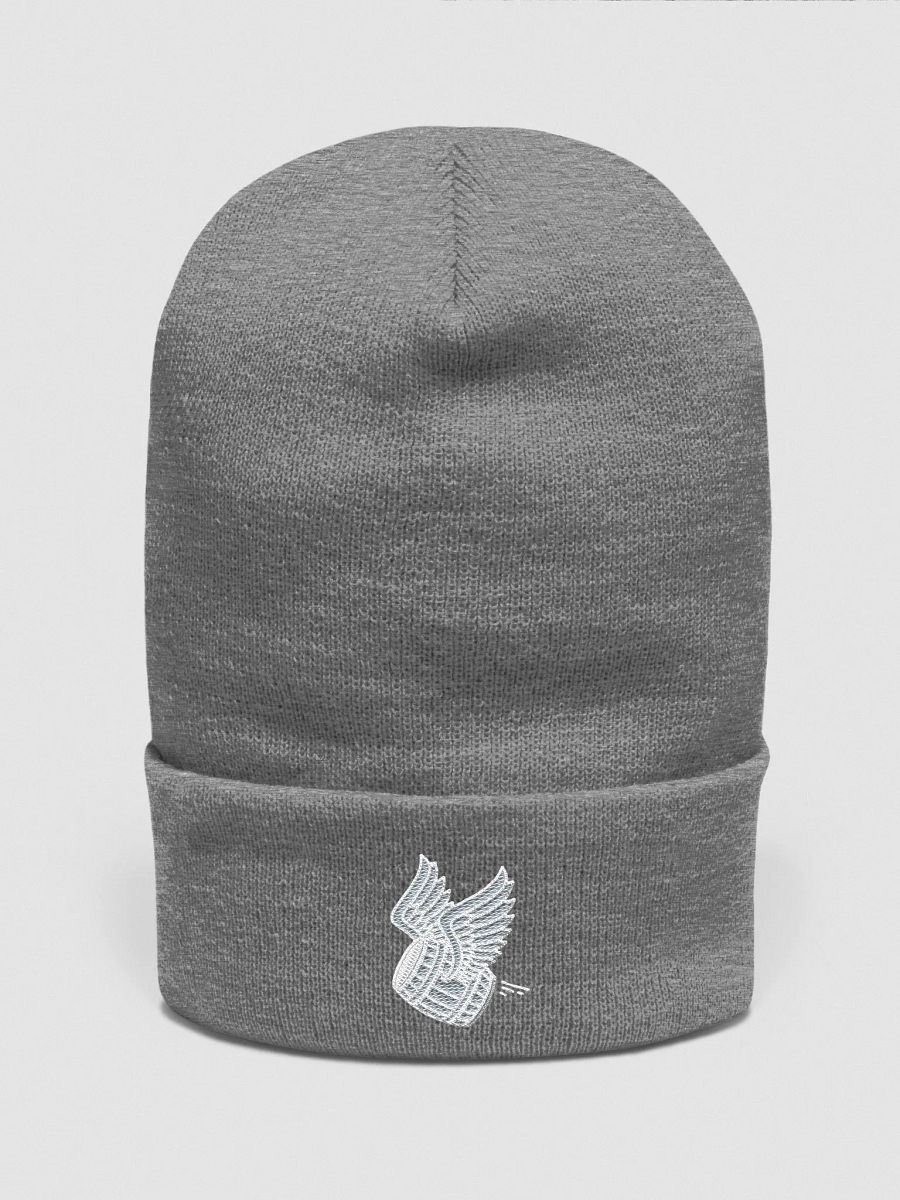 Heather Grey Beenie product image (1)