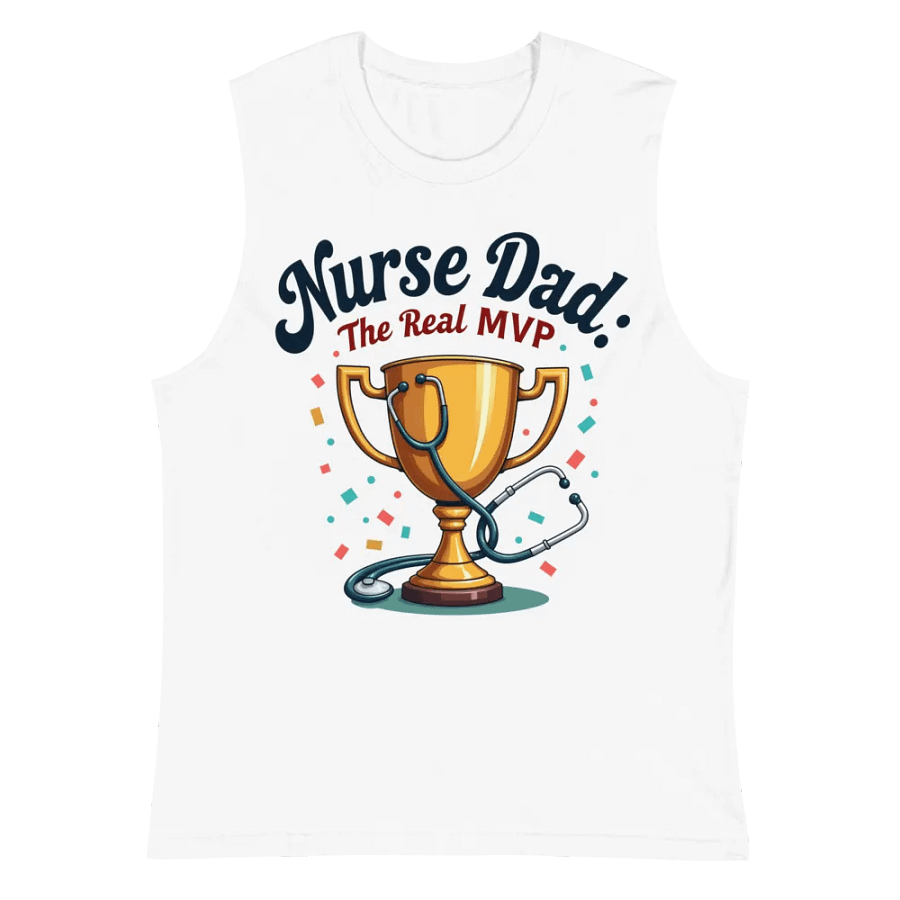 Nurse Dad MVP Trophy Muscle Tank product image (2)