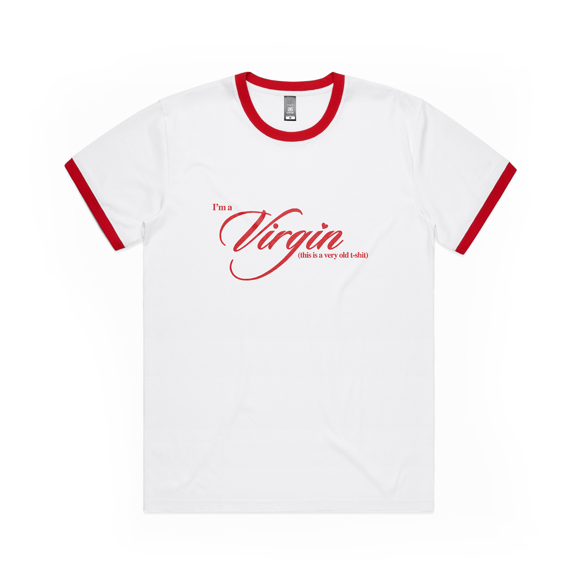 I'm a Virgin Red Ringer Tee product image (1)