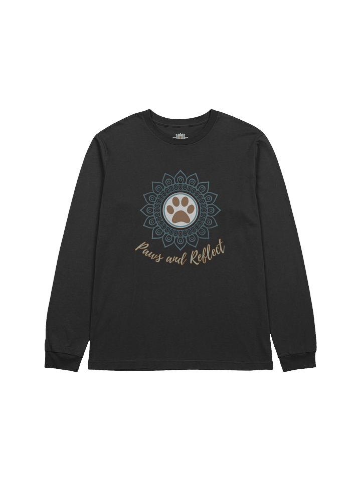 Paws and Reflect Mandala Paw Print Super Soft Long-Sleeve Yoga Tee product image (1)