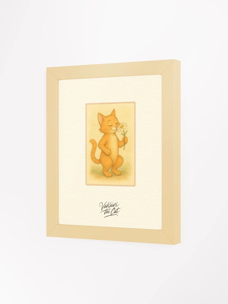 Vaikauri the Cat - Framed Matte Artprint product image (5)