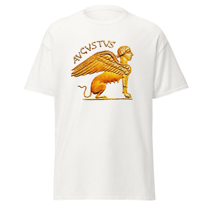 Augustus Octavian Sphinx Ancient Rome 27 BC, White T-Shirt product image (1)