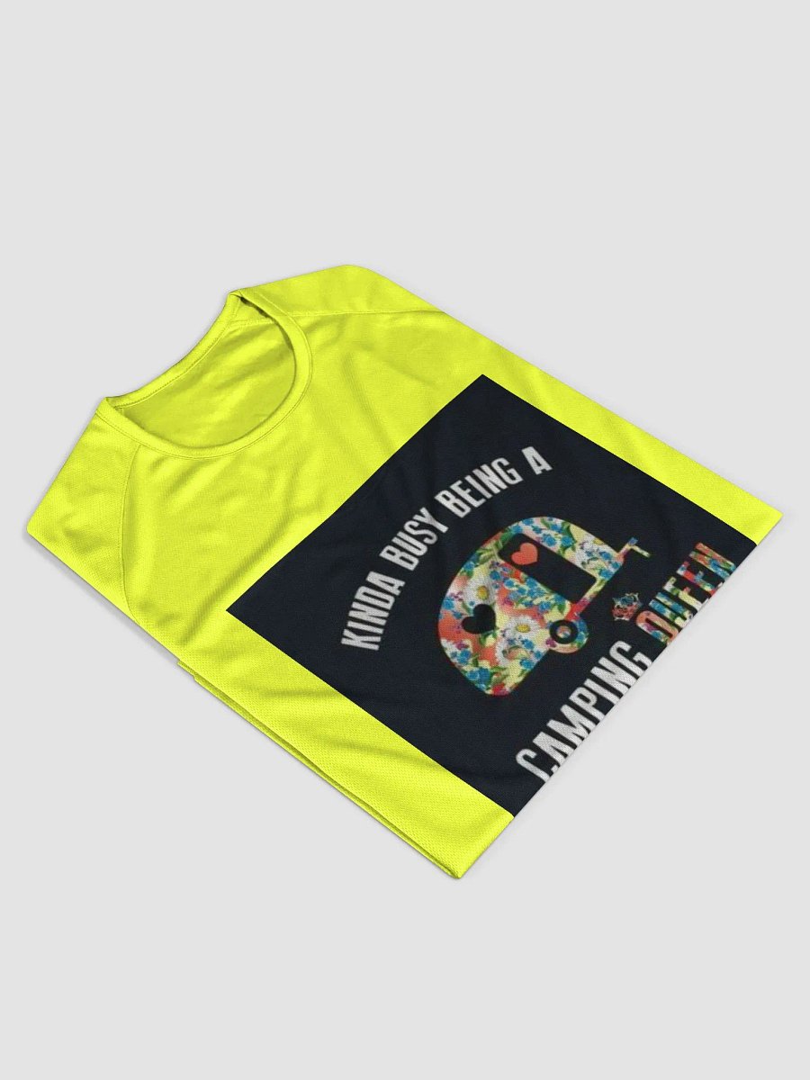 "Camping Queen" T-Shirt Yellow (Ladies) product image (3)
