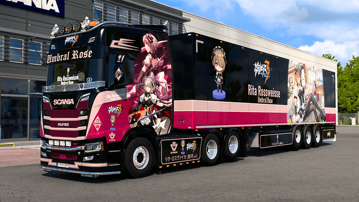 [ETS2] Rita Rossweisse (Umbral Rose) - Honkai Impact 3 [Combo Skin] product image (2)
