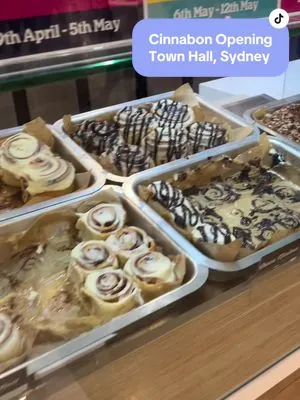 Cinnabon has now opened at Town Hall in Sydney! 👀 I was really curious and hadnt had a cinnamon scroll in a hot minute, so i thought i would treat myself!  Tell me what you think! #Cinnabon #CinnabonAustralia #grandopening #townhall #sydney #food #cinammonroll #cinnamon #cinnamonscrolls #contentcreator #content #creator #streamer #twitch #tiktok #fypシ #photowall #photos #twitchaffiliate #event #viral #trending #fypシ #cosplayer #cosplay #twitch #streamer #gamergirl #gamer