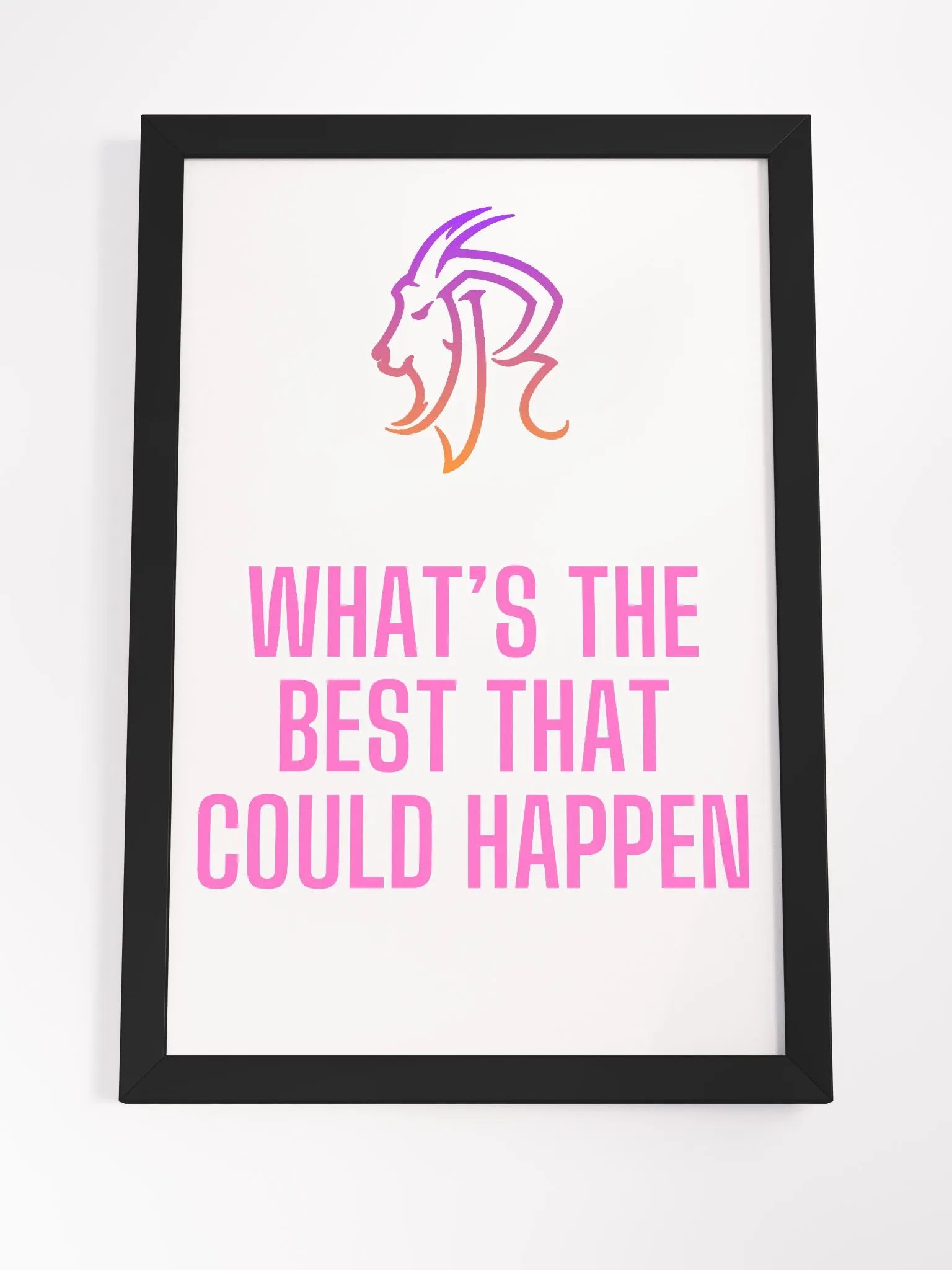 What's The Best That Could Happen Wall Print product image (4)