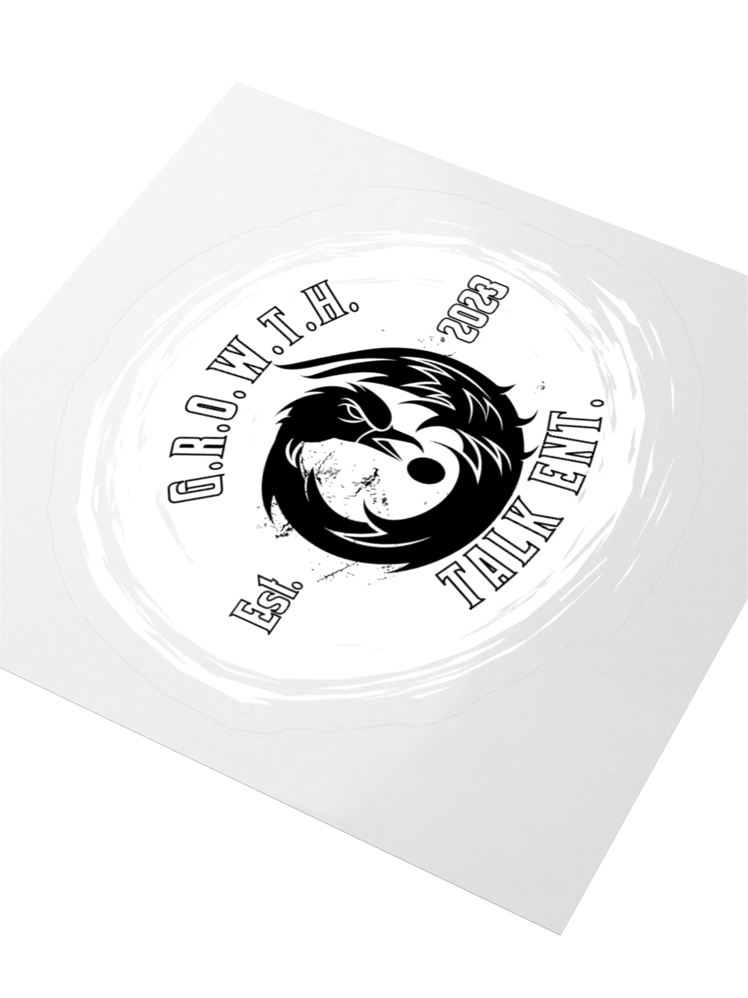 G.R.O.W.T.H. Talk Sankofa Sticker (white) product image (3)