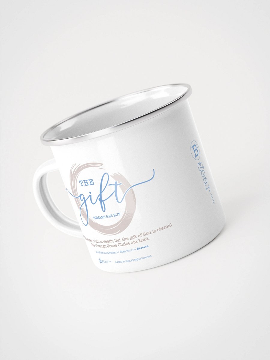 Mug, The Road to Salvation, Step 4, THE GIFT/Receive, Premium Enamel Mug product image (5)