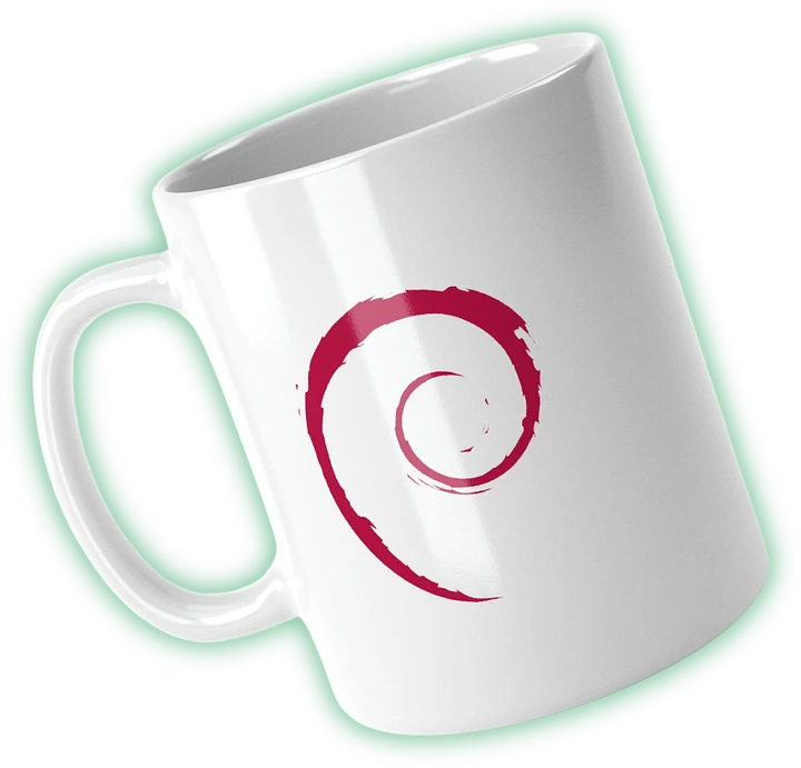 Coffee Mug with Debian Logo product image (1)