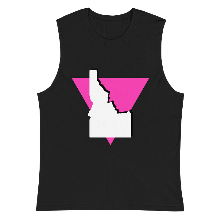 "PINK TRIANGLE" dark masc muscle tank product image (2)
