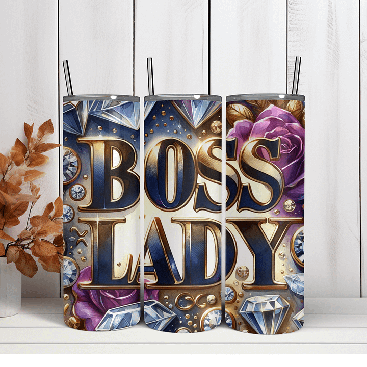 Luxurious Boss Lady Stainless Steel Tumbler product image (1)