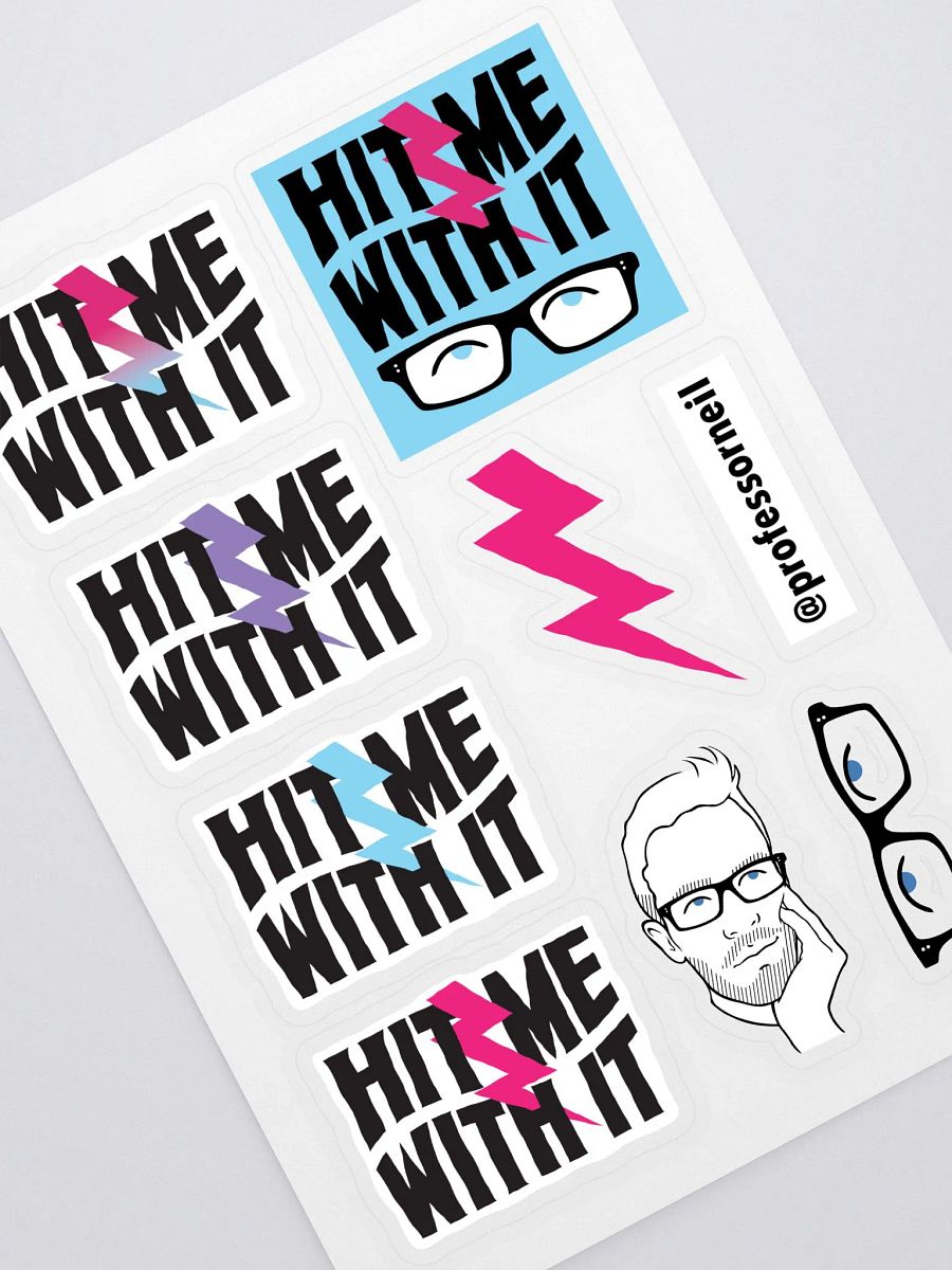 A sheet of stickers! product image (1)