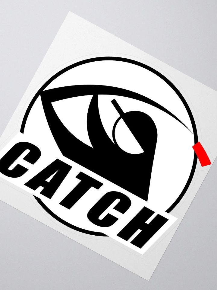 CATCH 5x5 STICKER - BLACK product image (2)