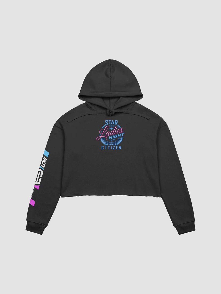 Star Citizen Ladies Night - Blue and Pink Fast & Low Cropped Hoodie Edition product image (1)
