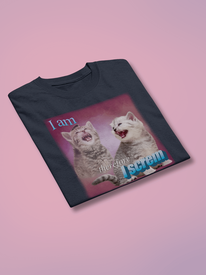 I am therefore I screm unisex tee product image (1)