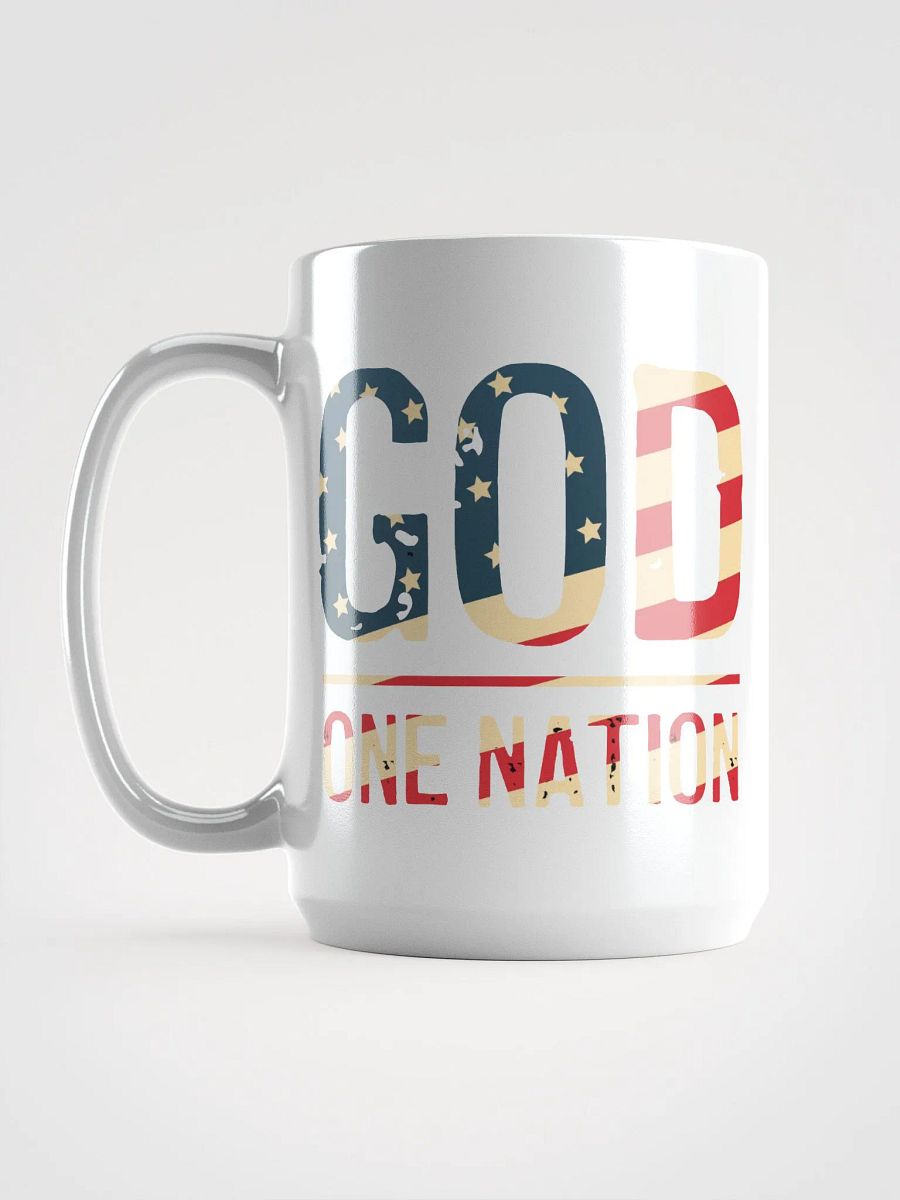 God Nation Patriotic Ceramic Mug (15oz) product image (2)
